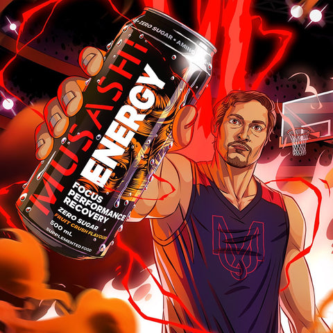 Musashi Energy 12x500ml Cans
