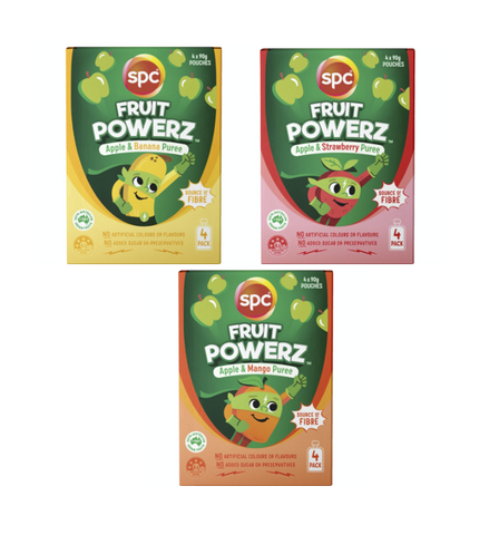 SPC Fruit Powerz Pouches 12 Pack