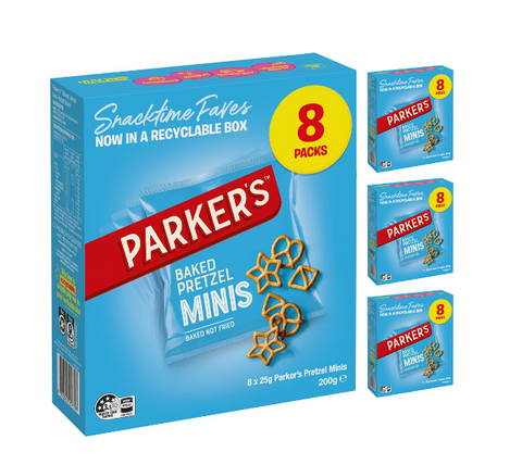 Parker Baked Mini Pretzels 32 Pack