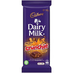 Cadbury Dairy Milk Chocolate Block 180g - Crunchie