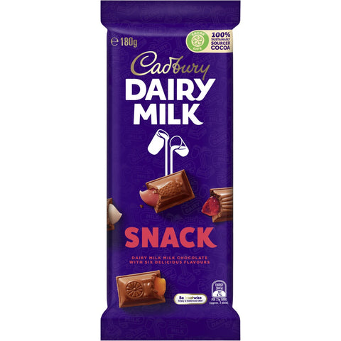 Cadbury Dairy Milk Chocolate Block 180g - Snack