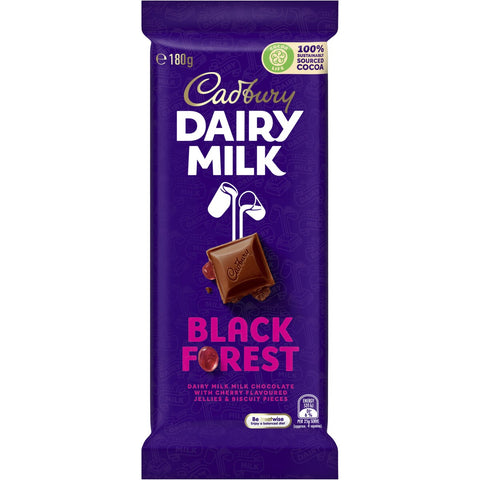 Cadbury Dairy Milk Chocolate Block 180g - Black Forest