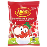 Allens Strawberries & Cream 190g Bag