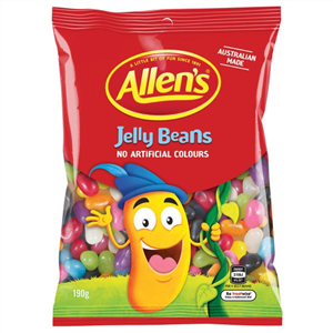 Allens Jelly Beans 190g Bag