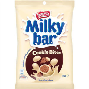 Nestle Milky Bar Cookie Bites 140g