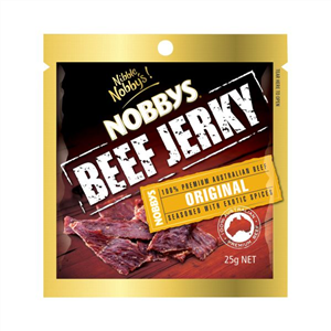 Nobby's Original Beef Jerky, 12 x 25 Grams