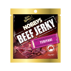 Nobby's Bulk Beef Jerky 12 Pack - Teriyaki