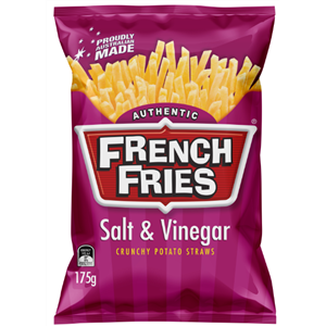 French Fries 175g Bag Salt & Vinegar