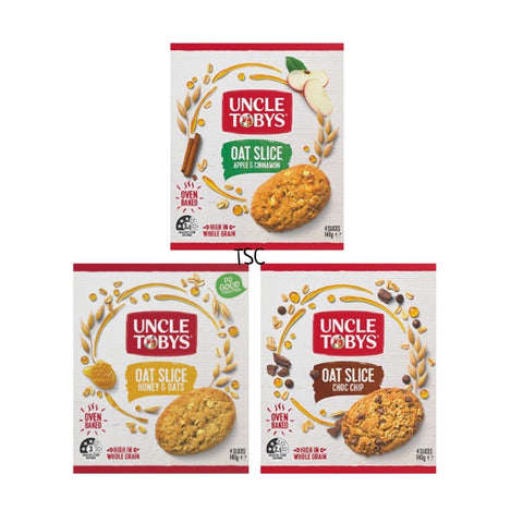 Uncle Toby's Oat Slices 12 Pack