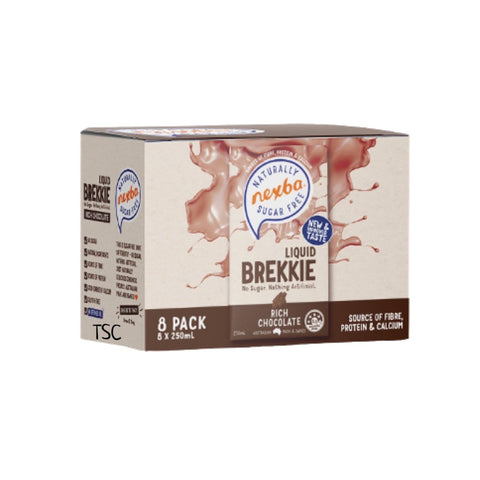 Nexba Liquid Brekkie 8 Pack - Chocolate