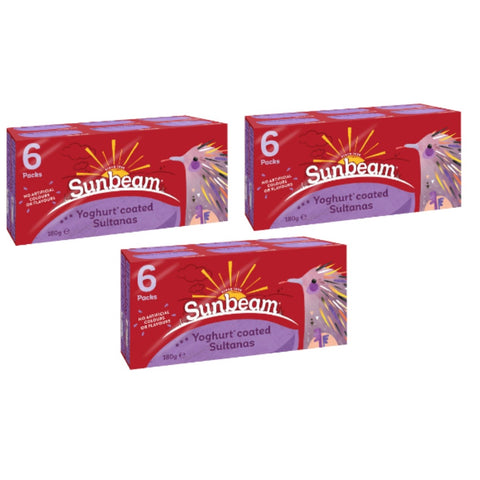 Sunbeam Sultanas Yoghurt Coated 18 Pack
