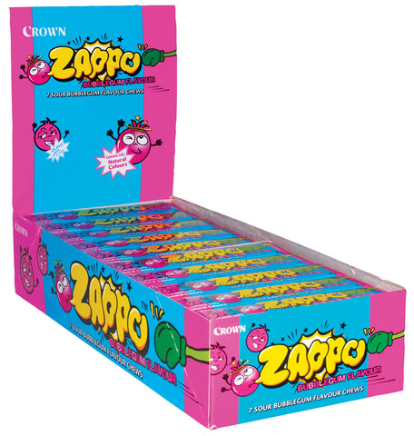 Zappo Chews 60 Pack - Bubble Gum