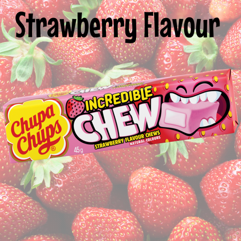 Chuppa Chup Incredible Chews 20 Pack - Strawberry