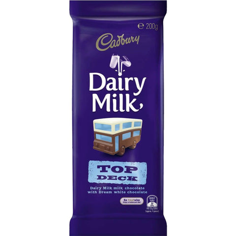Cadbury Dairy Milk Chocolate Block 180g - Top Deck