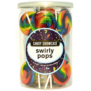 Rainbow Swirly Pops 24 Pack