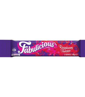 Fabulicious Raspberry Twist Bars 24 Pack – The Snack Cave