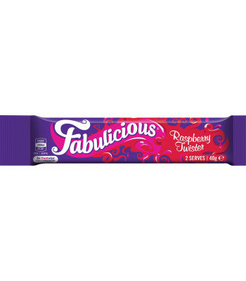 Fabulicious Raspberry Twist Bars 24 Pack
